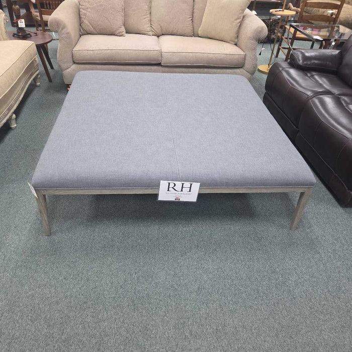 RESTORATION HARDWARE XL OTTOMAN BKS