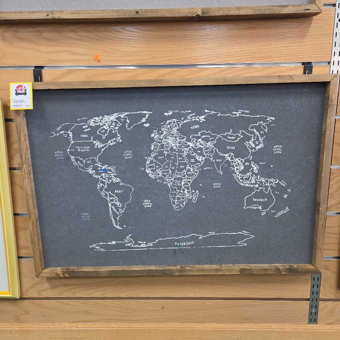 WORLD MAP LS