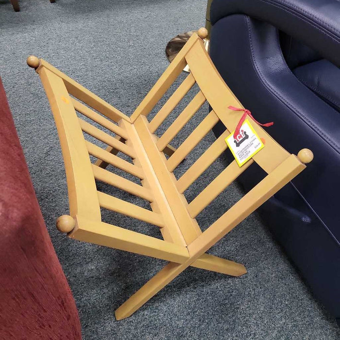 ETHAN ALLEN MAGAZINE RACK BA