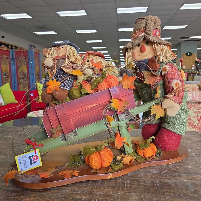 FALL WAGON DECOR LS