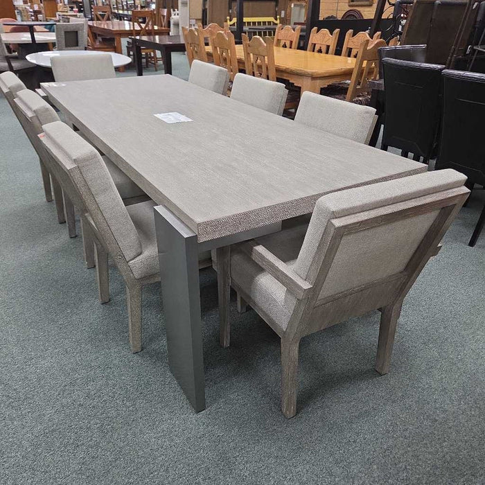 BERNHARDT FOUNDATIONS TABLE WITH 8 CHAIRS BBIK