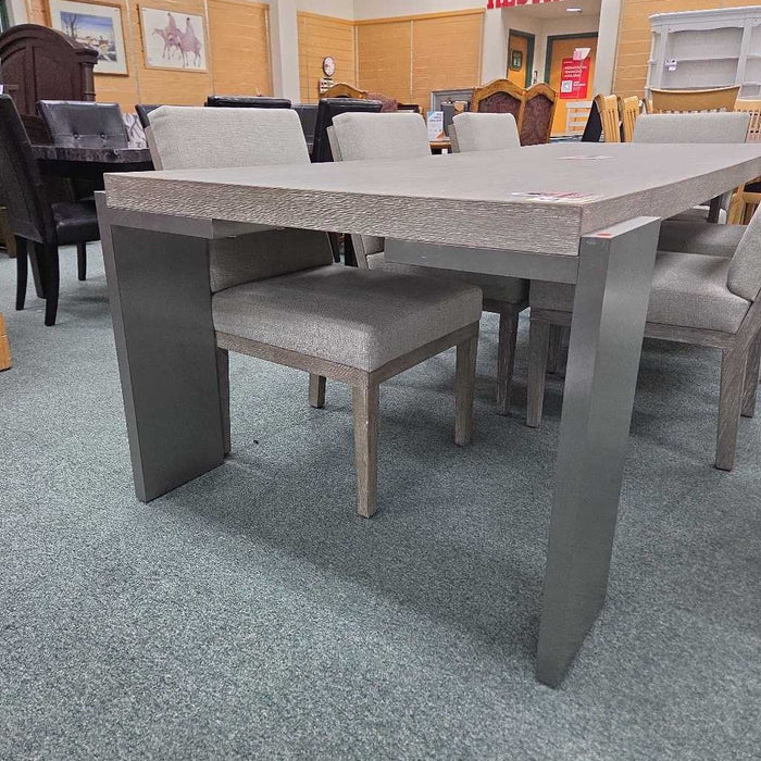 BERNHARDT FOUNDATIONS TABLE WITH 8 CHAIRS BBIK