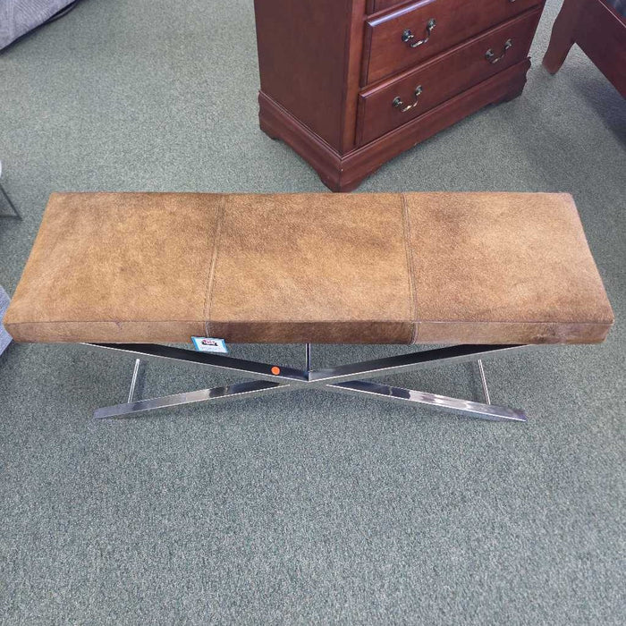 HAIR ON HIDE BENCH TB