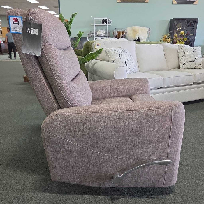 TAKAMI SWIVEL RECLINER CHOCOLATE FABRIC