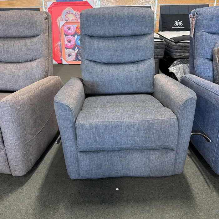 TAKAMI SWIVEL RECLINER GRANITE FABRIC