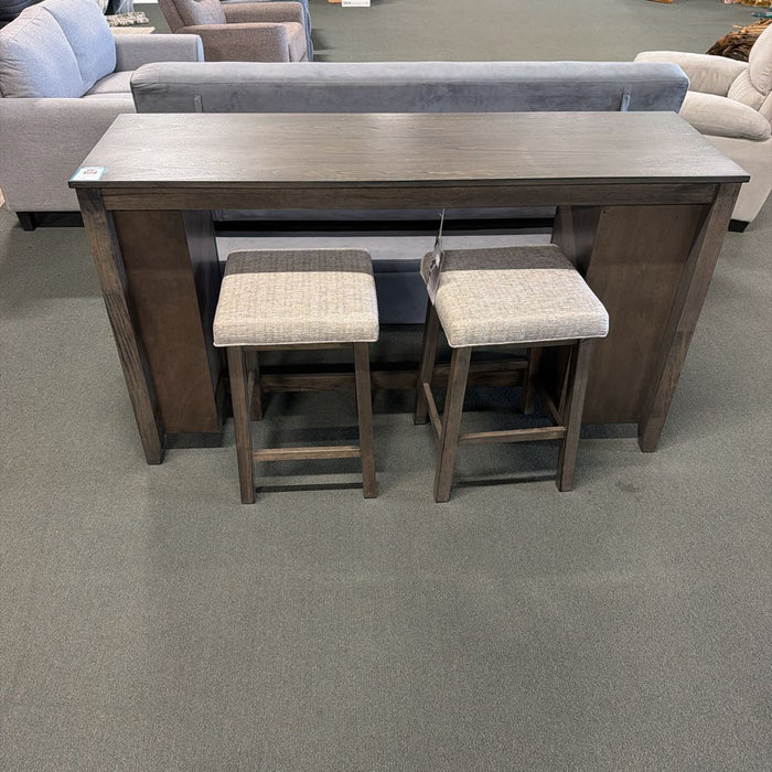 CHURON BAR TABLE WITH 2 STOOLS