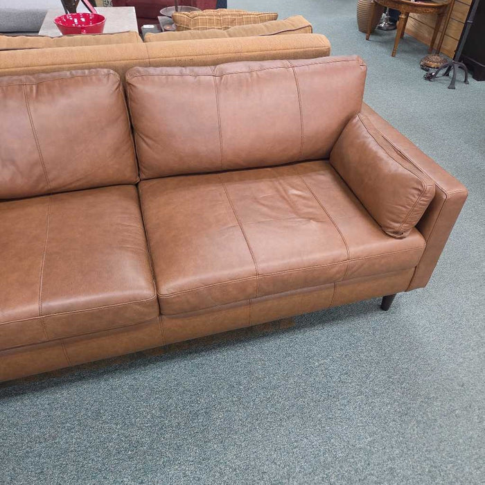 TRAFTON LEATHER SOFA KLH