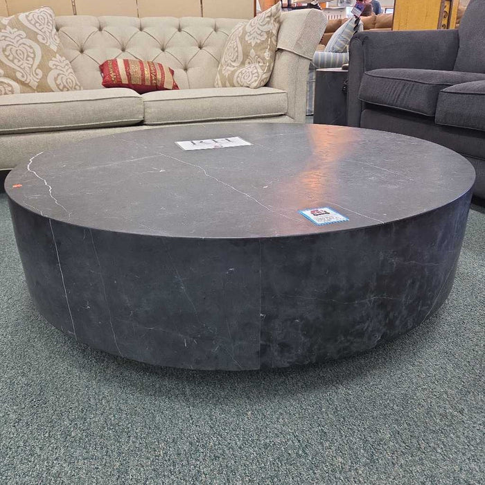 RH MARBLE PLINTH COFFEE TABLE SKH