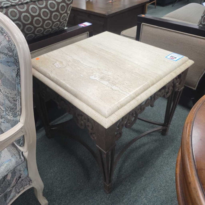 STONE TOP END TABLE SK