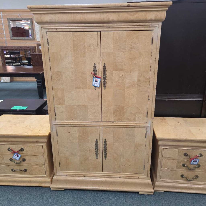 HENREDON ARMOIRE BKS