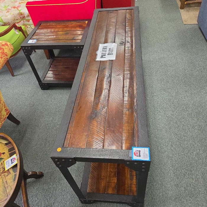POTTERY BARN SOFA TABLE ALK