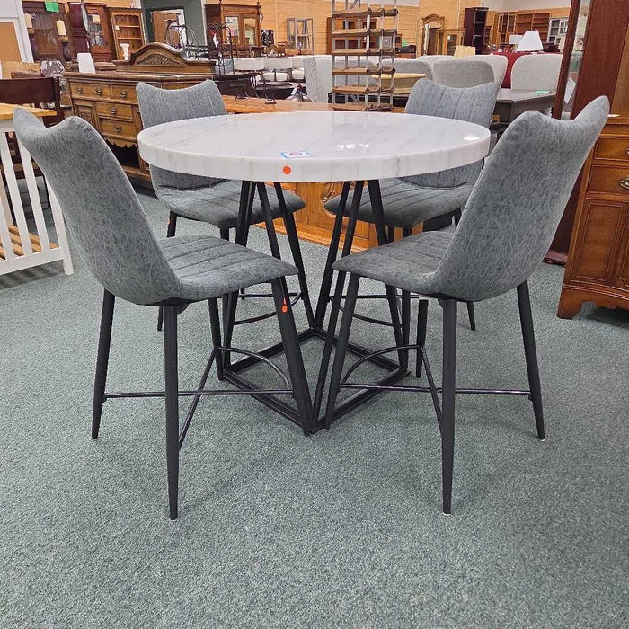 PUB TABLE WITH 4 STOOLS ATH