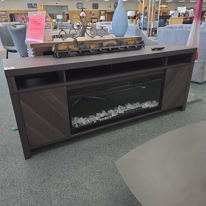 FIREPLACE TV STAND ALK
