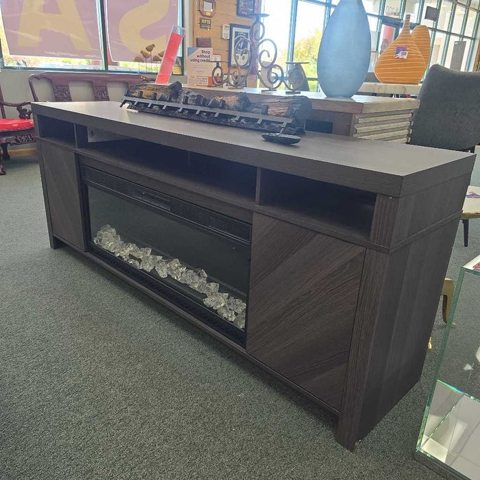 FIREPLACE TV STAND ALK