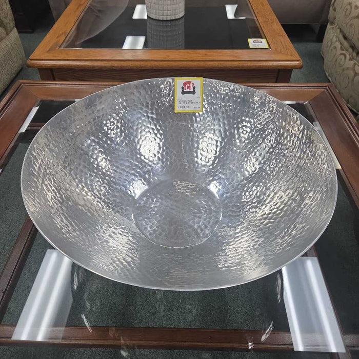 SILVER DISH DECOR AL