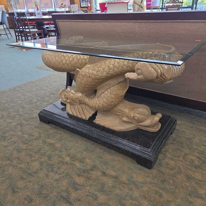 MARGE CARSON KOI FISH ENTRY TABLE KLH