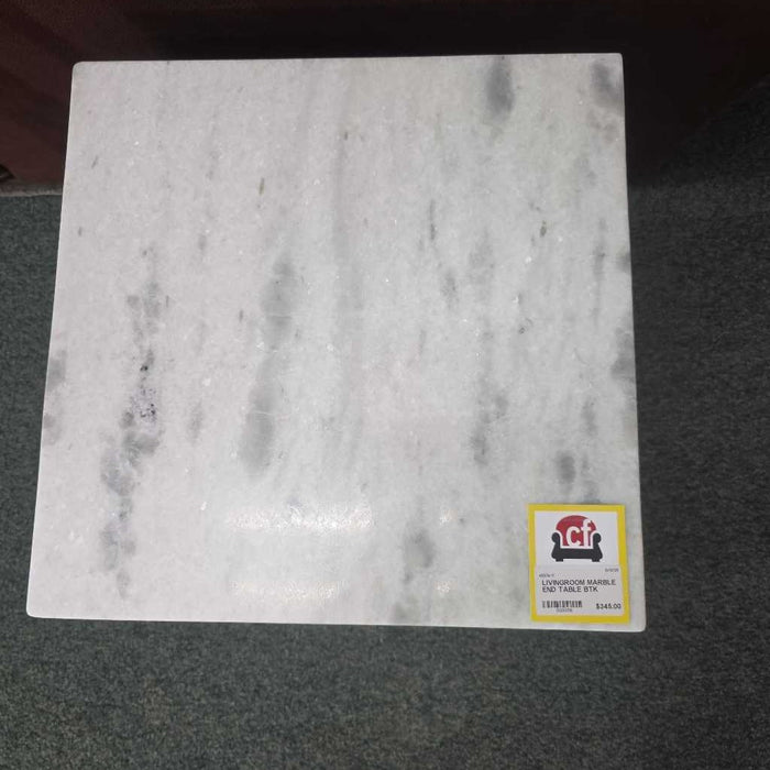 MARBLE END TABLE BTK