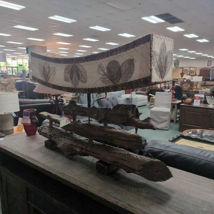 LARGE WOOD LAMP BTK