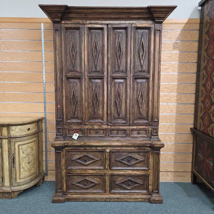 2PC RUSTIC ARMOIRE TBH