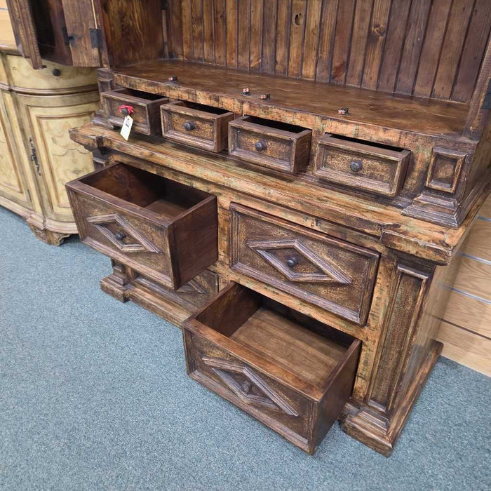 2PC RUSTIC ARMOIRE TBH