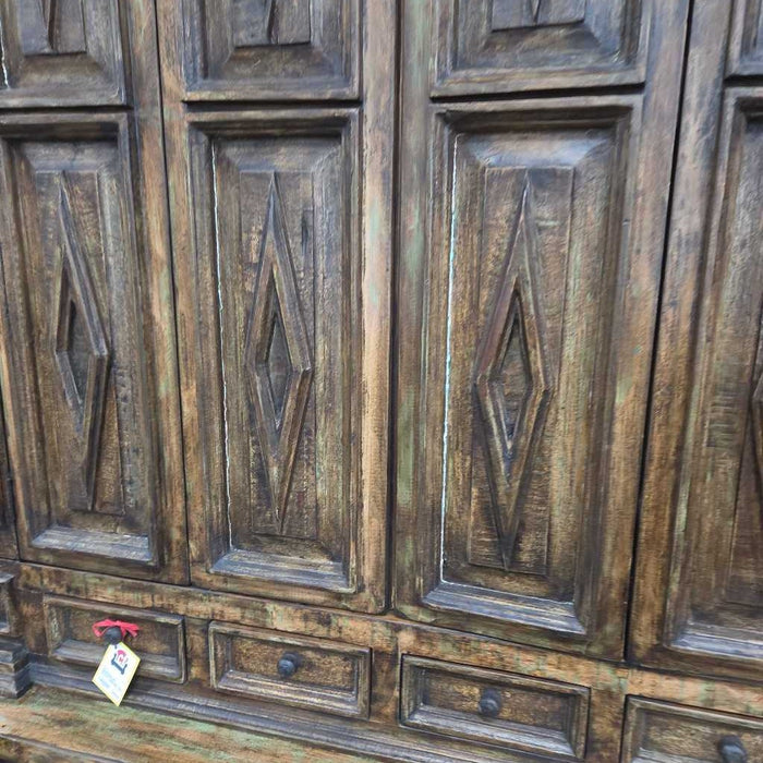 2PC RUSTIC ARMOIRE TBH