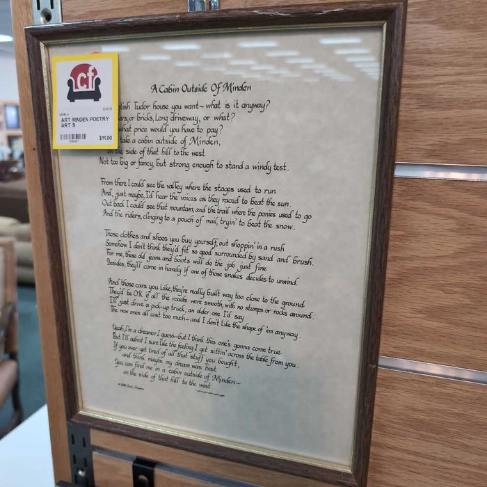 MINDEN POETRY ART