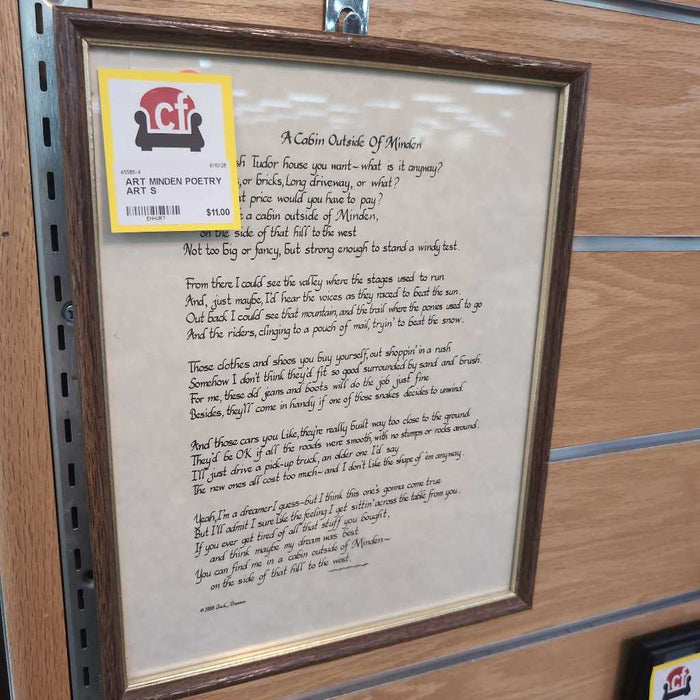 MINDEN POETRY ART