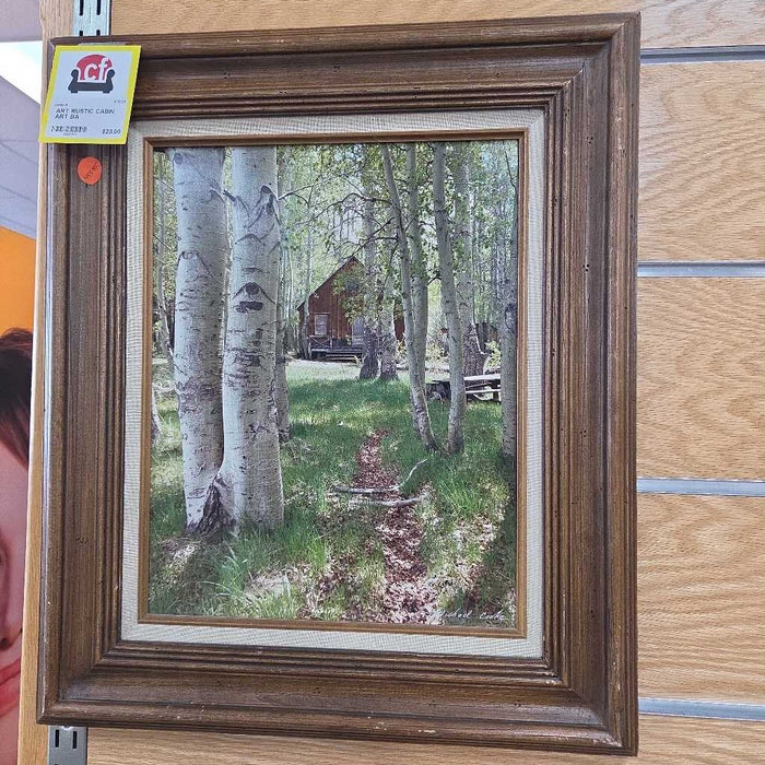 RUSTIC CABIN ART