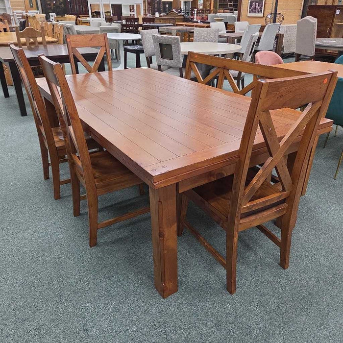 TABLE WITH 4 CHAIRS & BENCH ALK