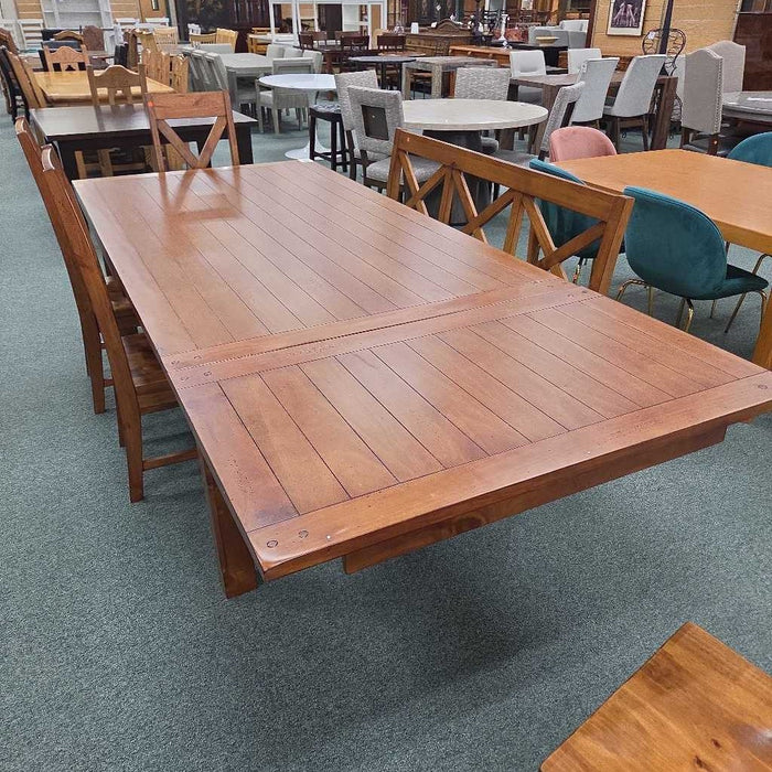 TABLE WITH 4 CHAIRS & BENCH ALK