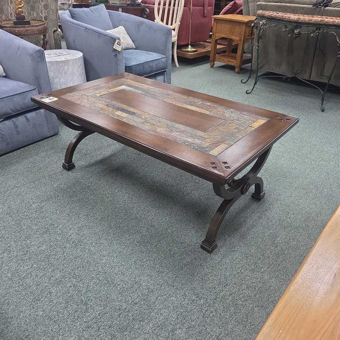 COFFEE TABLE WITH SLATE BHC
