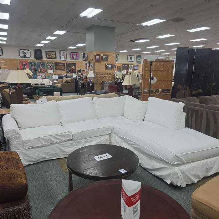 POTTERY BARN 3PC SECTIONAL MIH