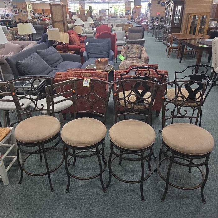 SET OF 4 STOOLS