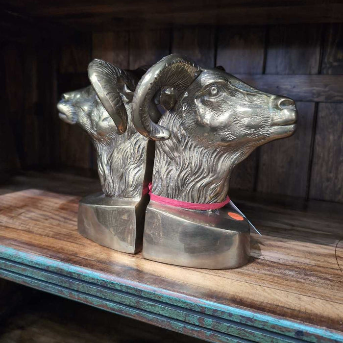SET OF RAM BOOKENDS AT