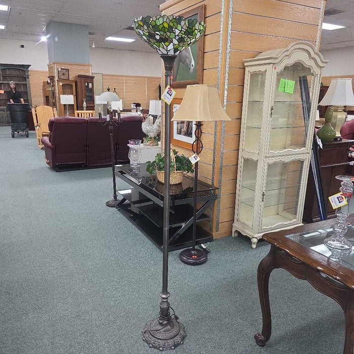 STAINED GLASS FLOOR LAMP TB