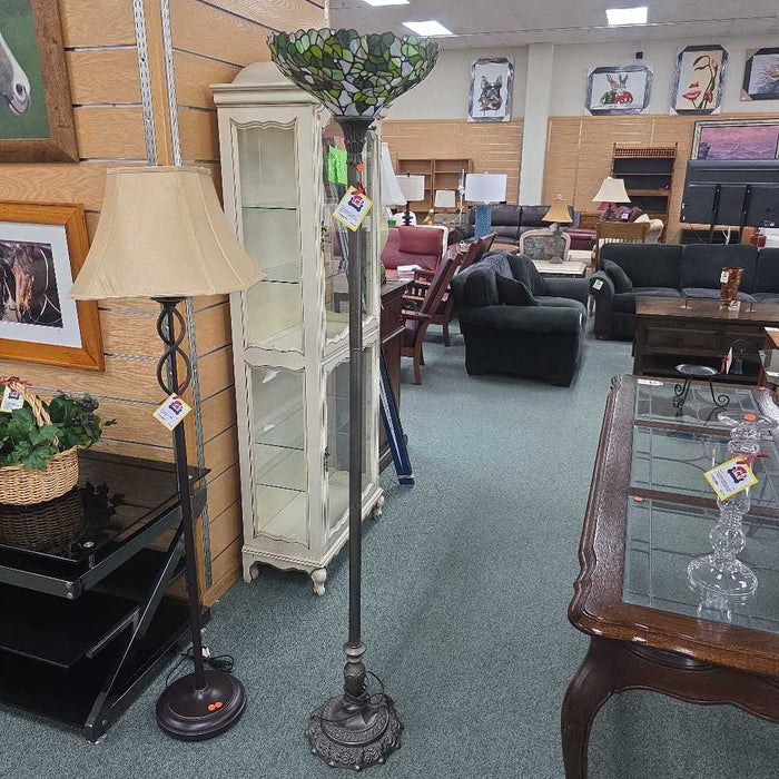 STAINED GLASS FLOOR LAMP TB