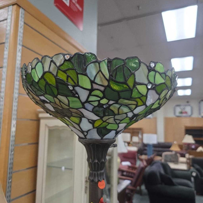 STAINED GLASS FLOOR LAMP TB