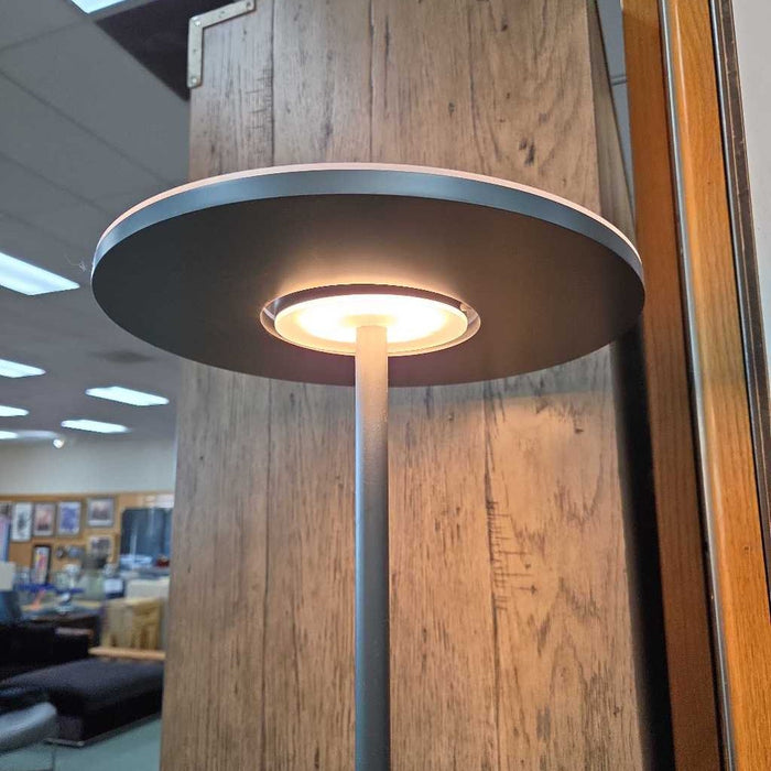 SILVER FLOOR LAMP BKS