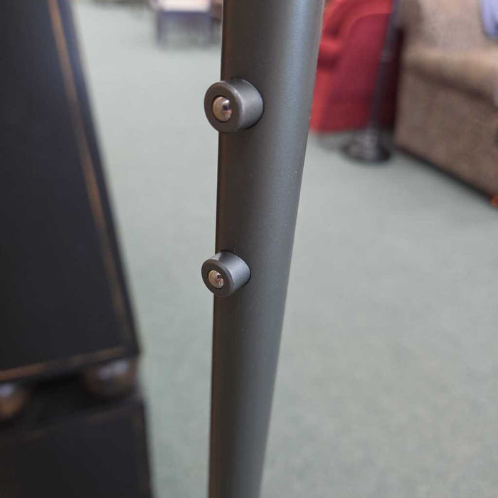 SILVER FLOOR LAMP BKS