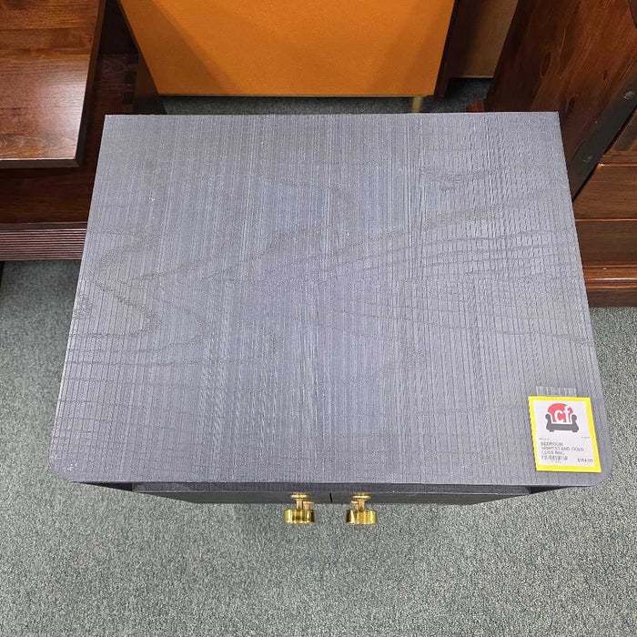 NIGHTSTAND GOLD LEGS BHC