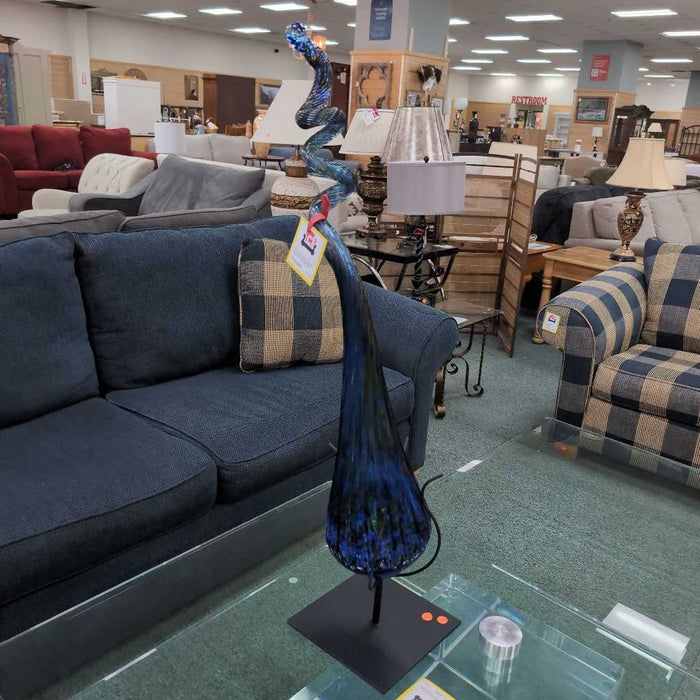 BLUE GLASS DECOR SK