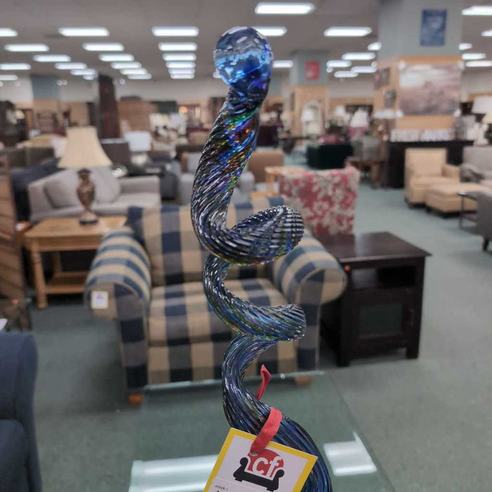 BLUE GLASS DECOR SK