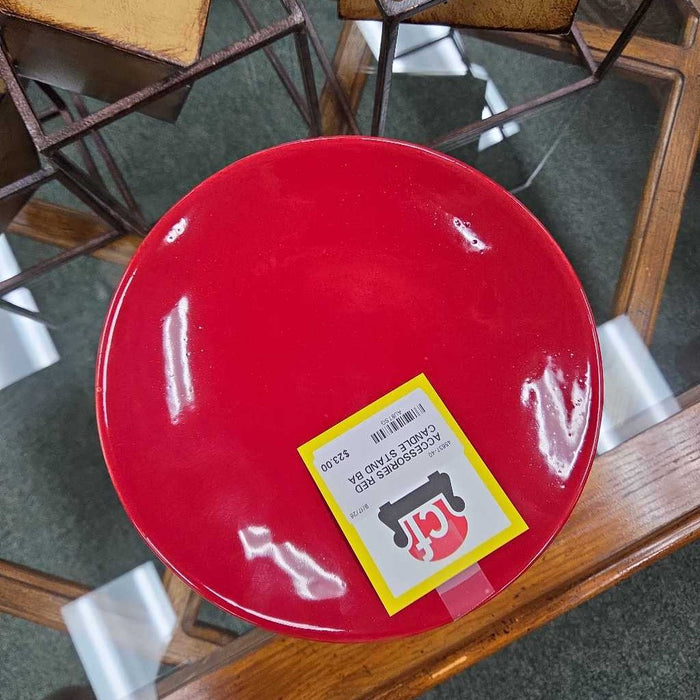 RED CANDLE STAND BA