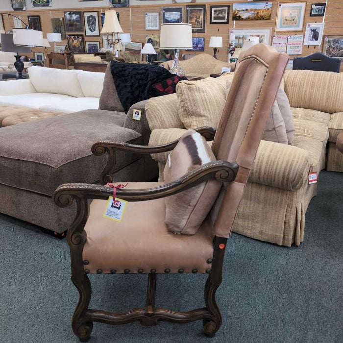 OLD HICKORY TANNERY ARM CHAIR ATH