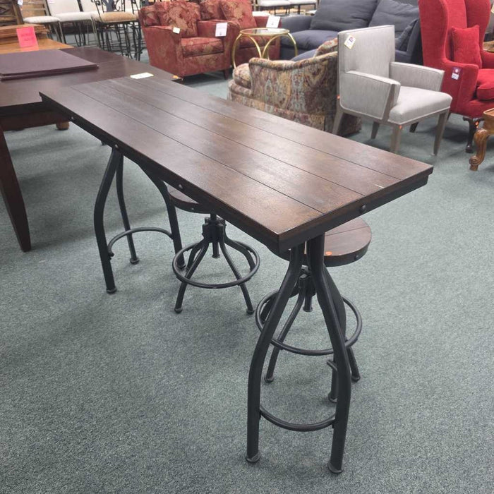 ODIUM COUNTER HIEGHT TABLE 2 STOOLS BAH