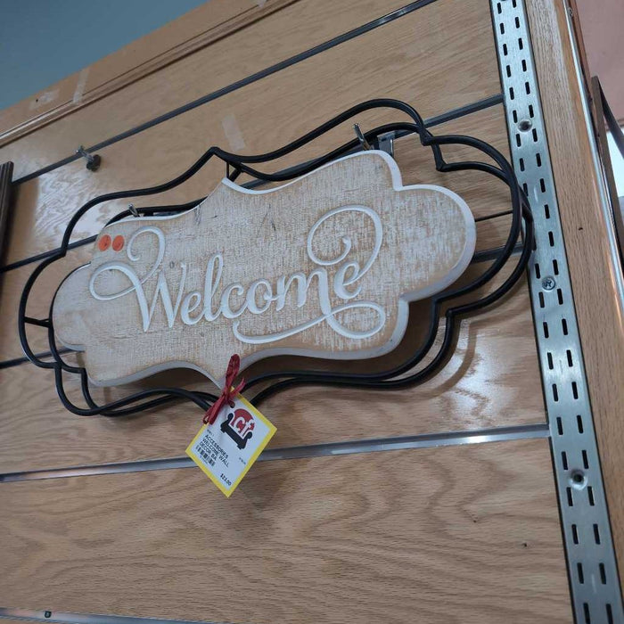 WELCOME WALL DECOR BA
