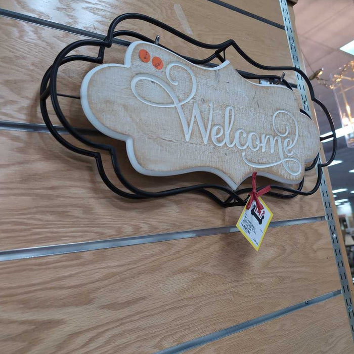 WELCOME WALL DECOR BA