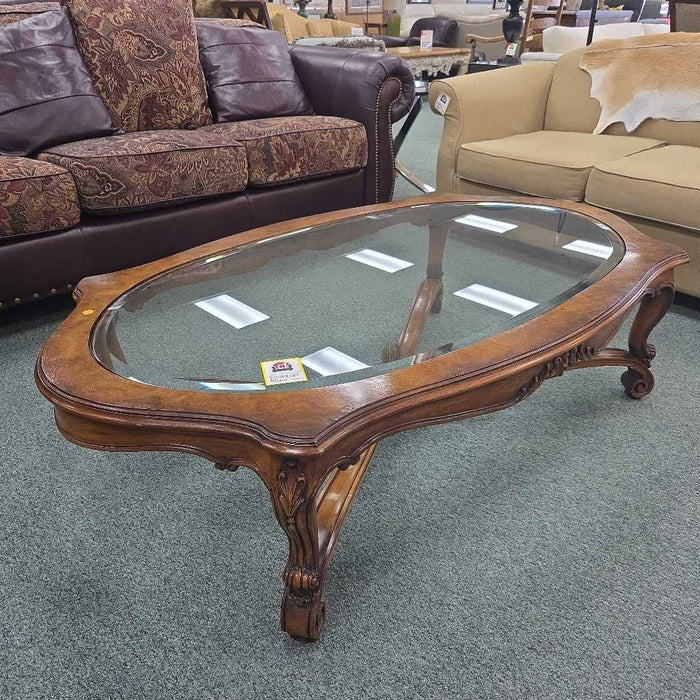 GLASS TOP COFFEE TABLE BBM