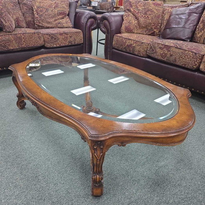 GLASS TOP COFFEE TABLE BBM