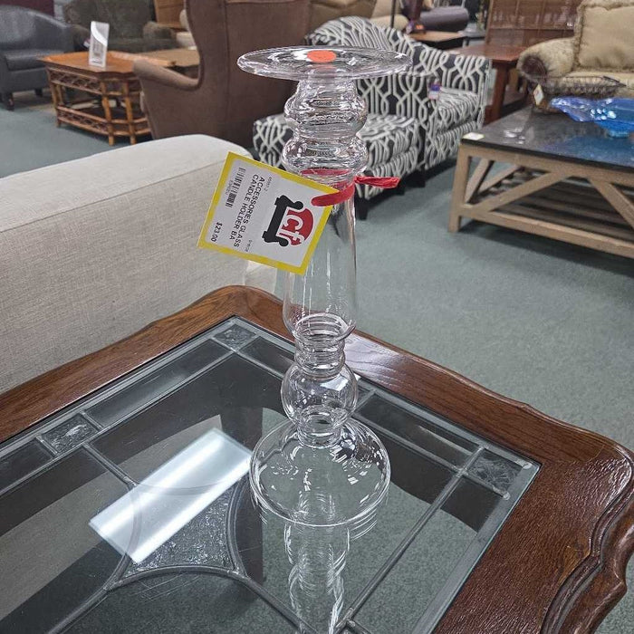 GLASS CANDLE HOLDER BA